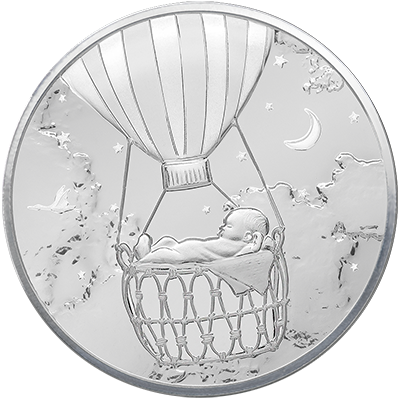A picture of a 1 oz. TD Special Delivery Silver Round